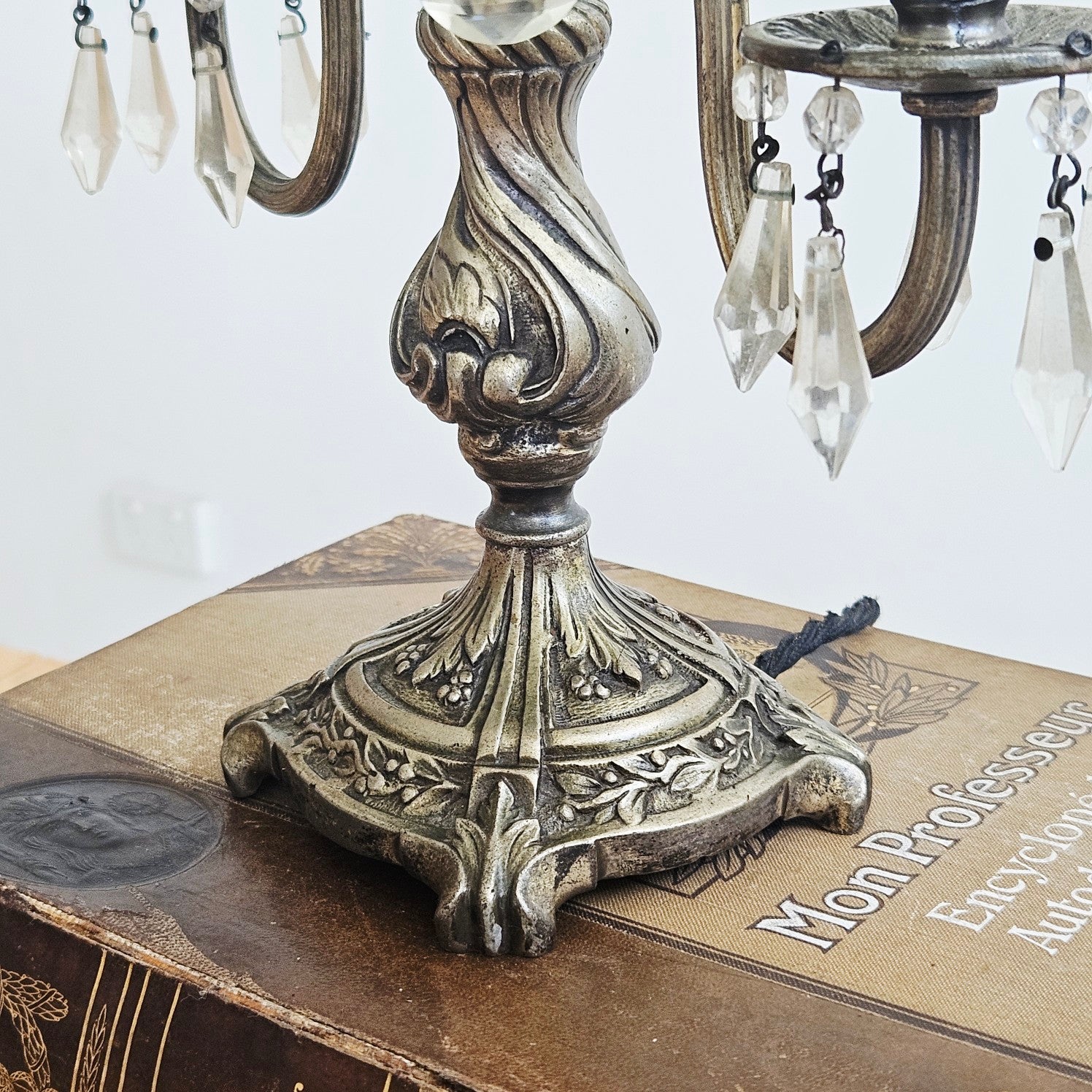 French 19thC Girandole Lamp