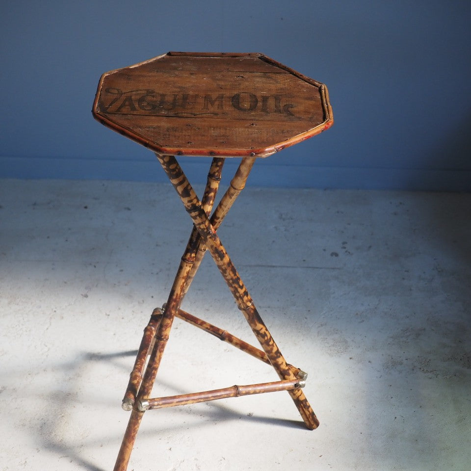 Bamboo_tripod_table_cricket_table, antiques, elements i love