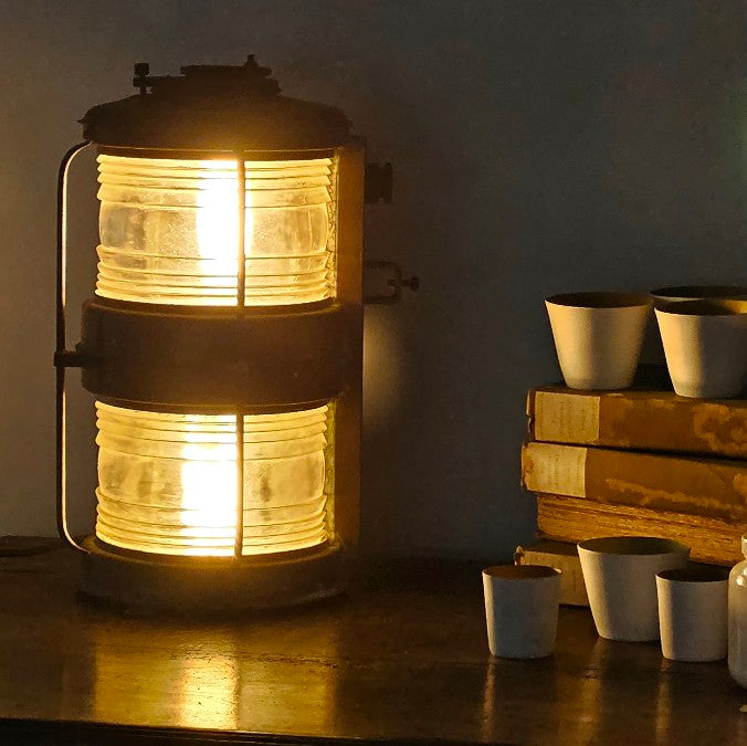 20thC Copper Mast Head Lantern