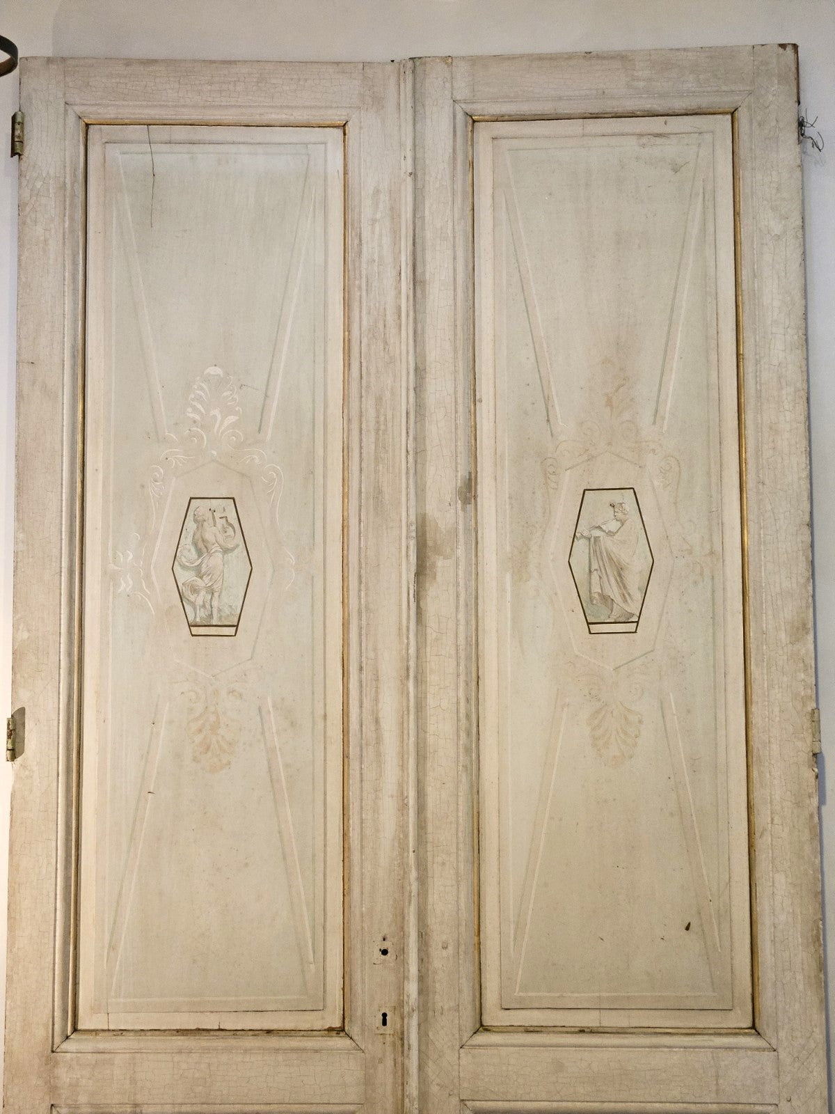 French Painted Salon Doors