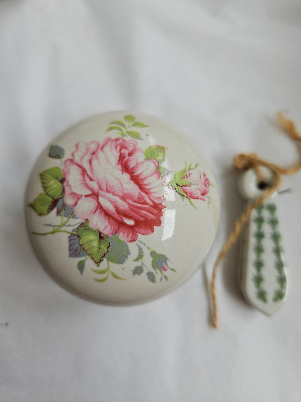 Hand Painted Porcelain Door Handles