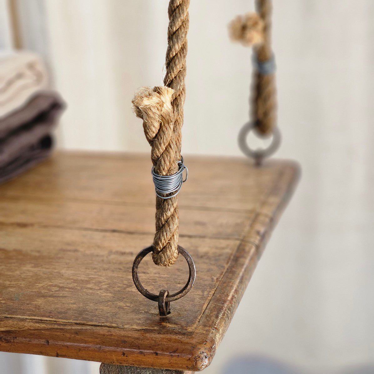 Vintage Wooden Swing Bench