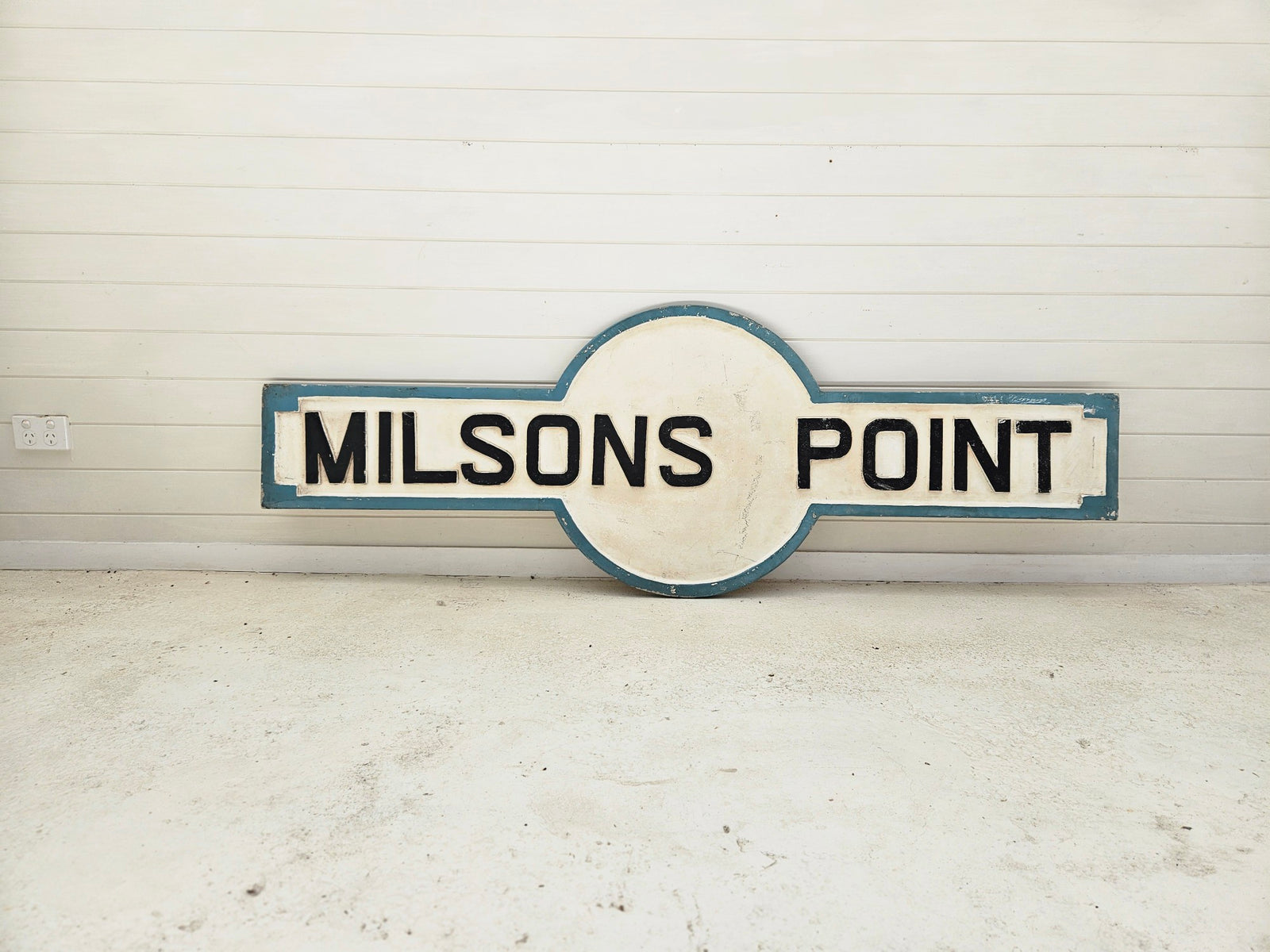 Milsons Point Railway Sign