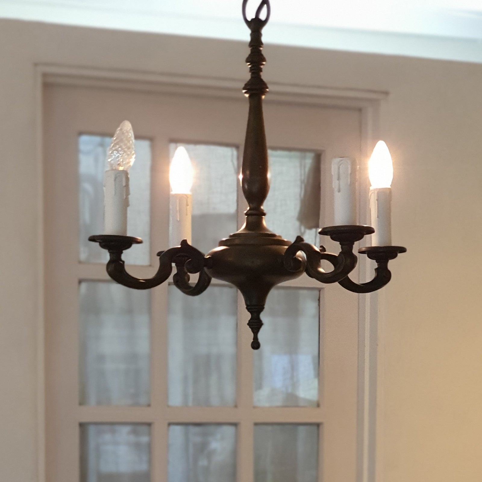 20thC Brass Candelabra