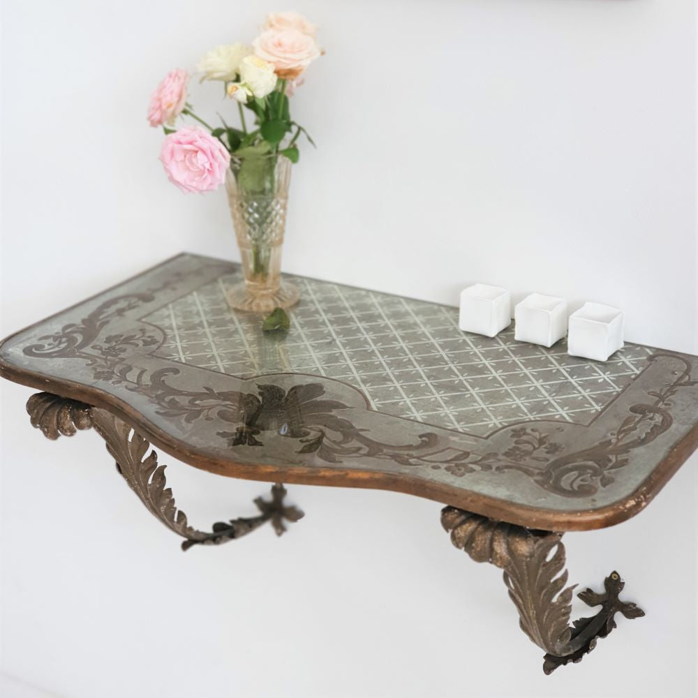 Eglomisé Parisian Console