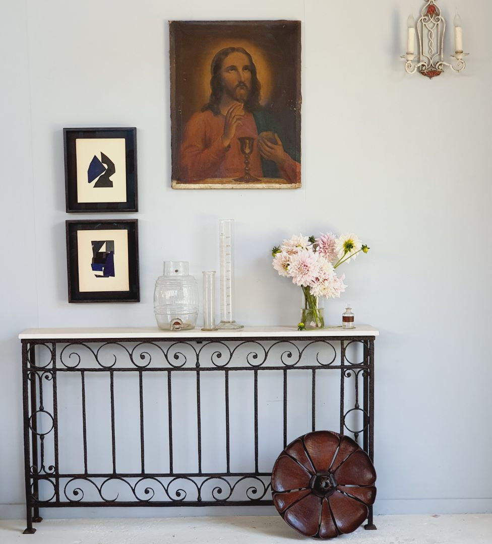 19thC Oil Painting - Jesus