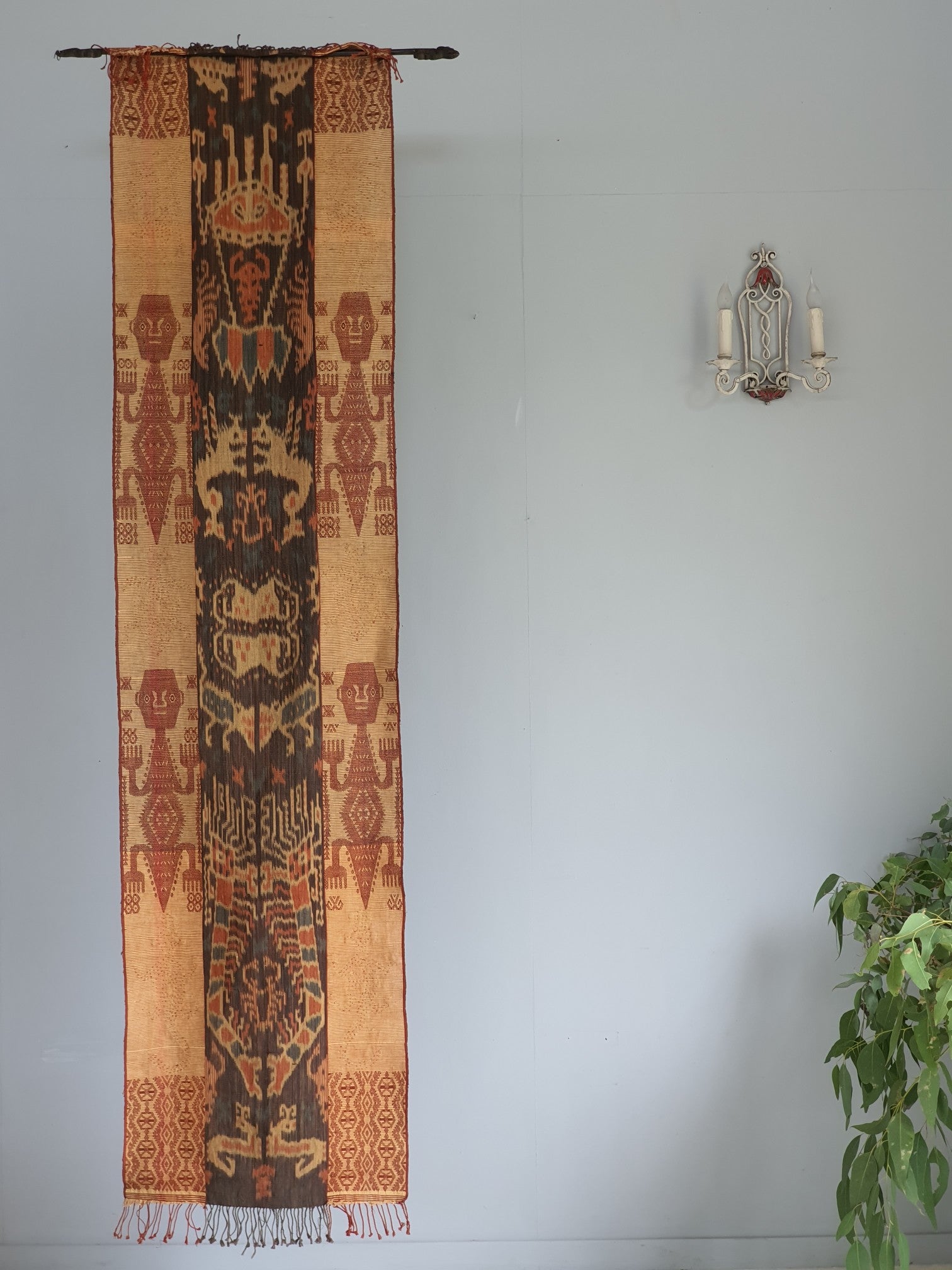 Balinese - Reverse side of wall hanging,