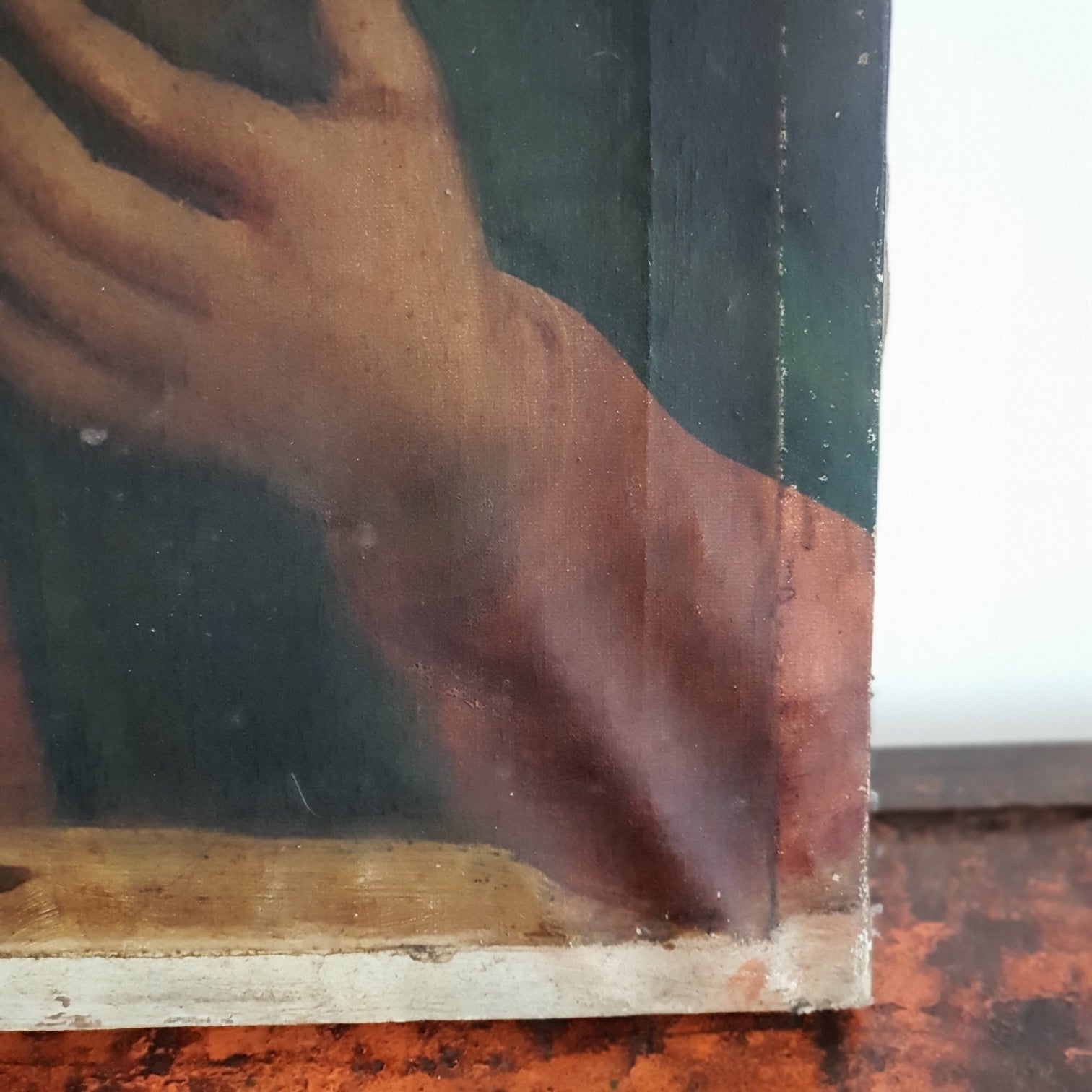 19thC Oil Painting - Jesus