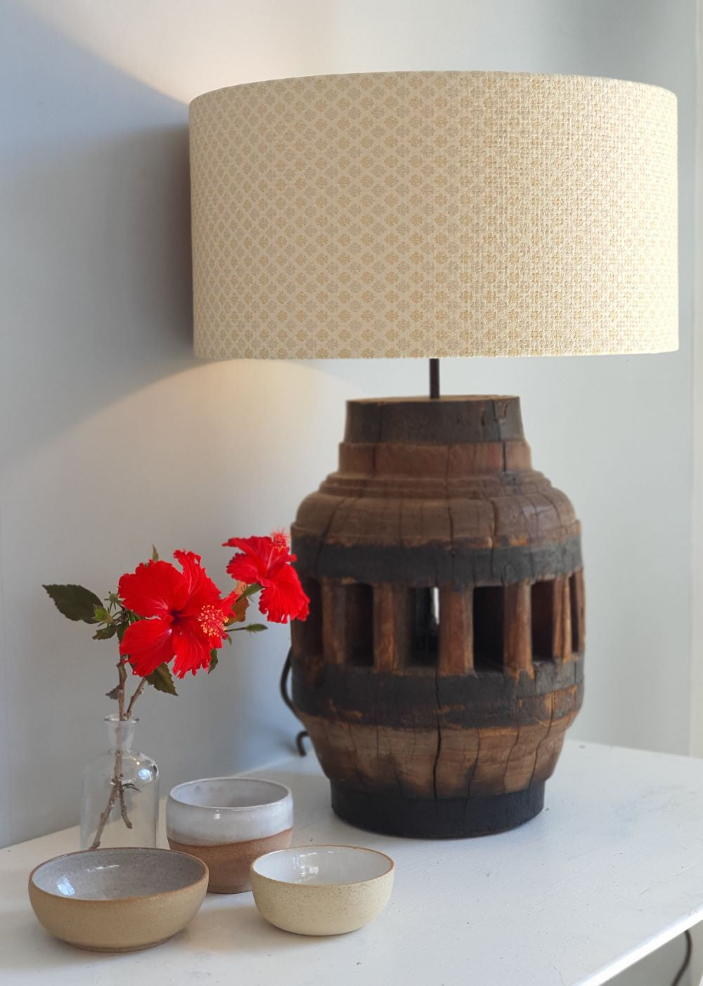 Wooden Cog Lamp