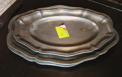French Pewter Platters