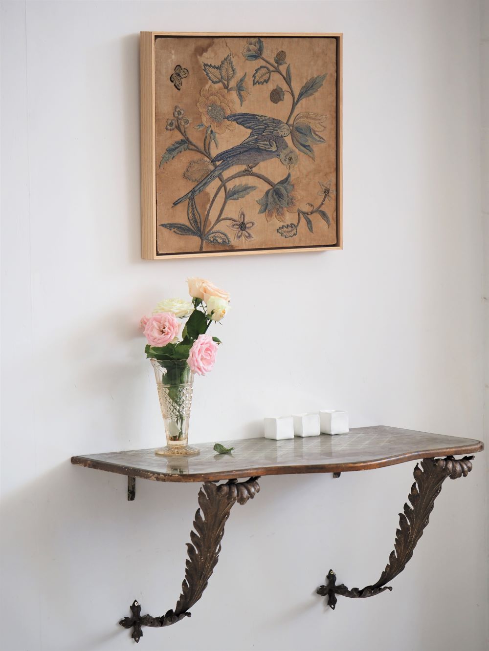 Eglomisé Parisian Console