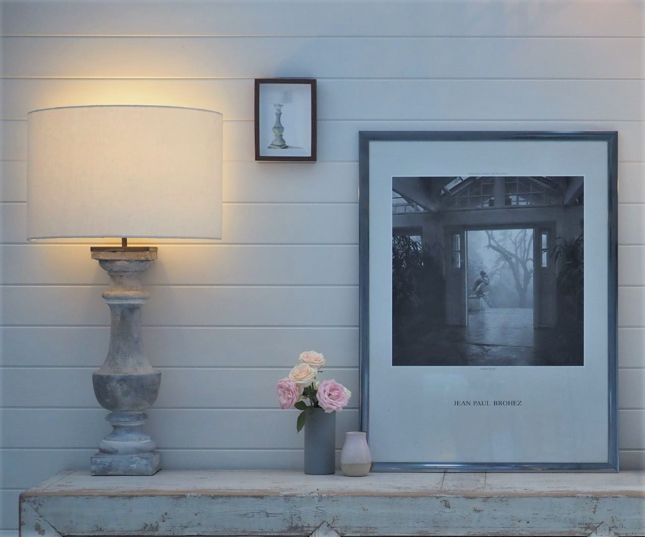 french balustrade lamp, table lamp