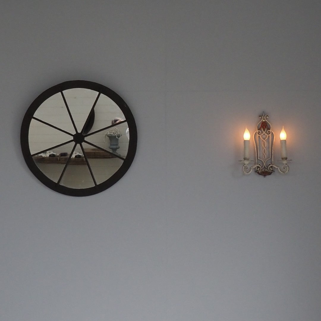 French Industrial Mirror
