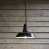 French Charcoal Industrial Lights