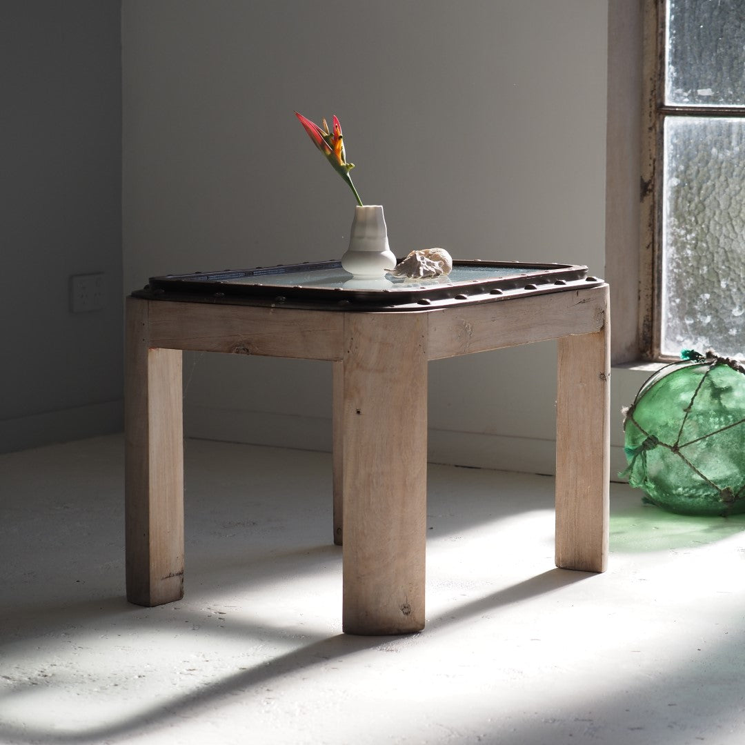 Brass Ship Hatch Table