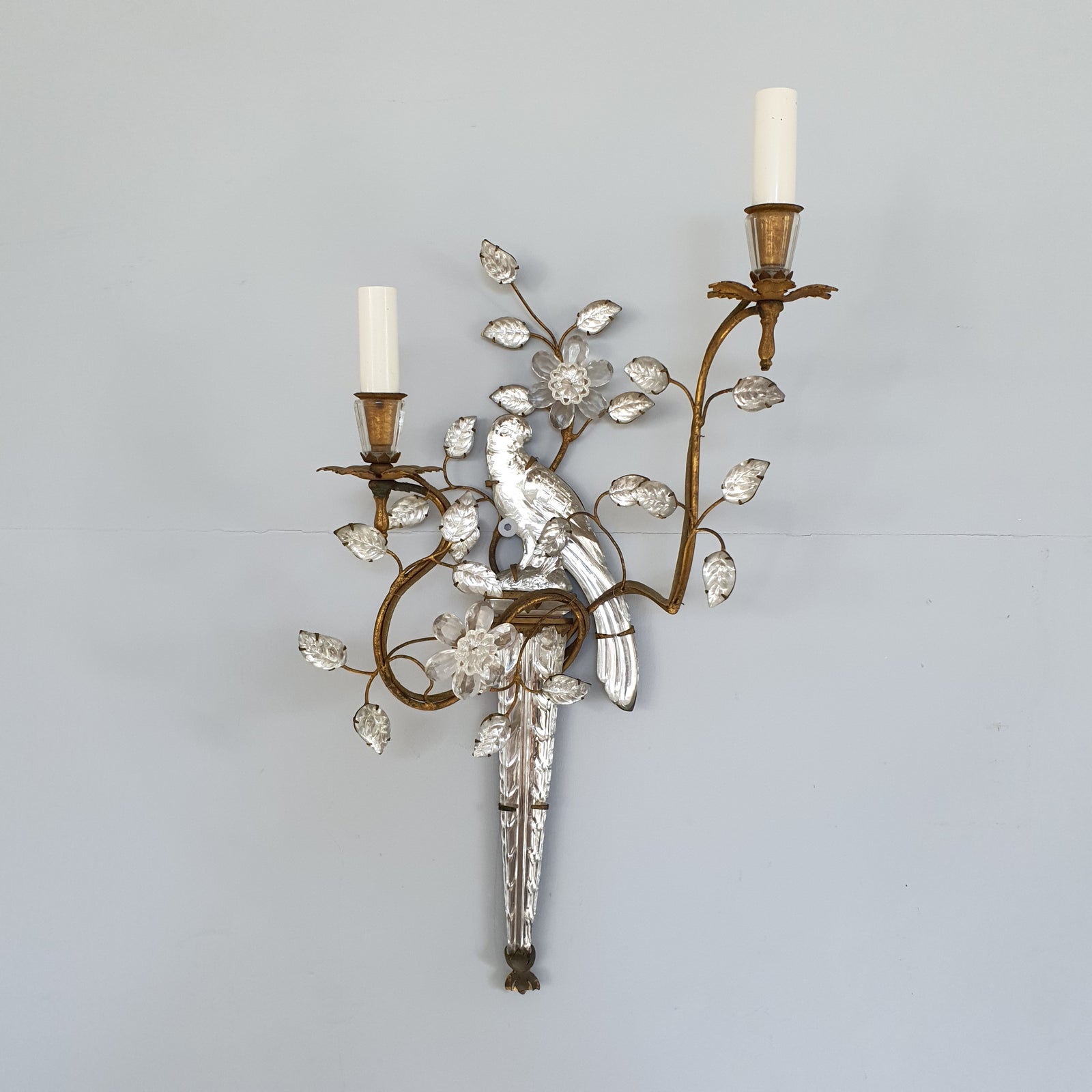 French Bird Wall Sconces