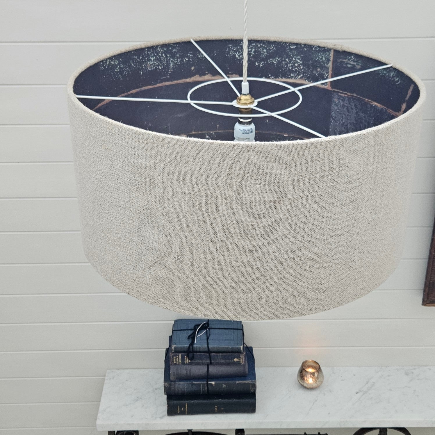 Belgium Linen Pendant Light