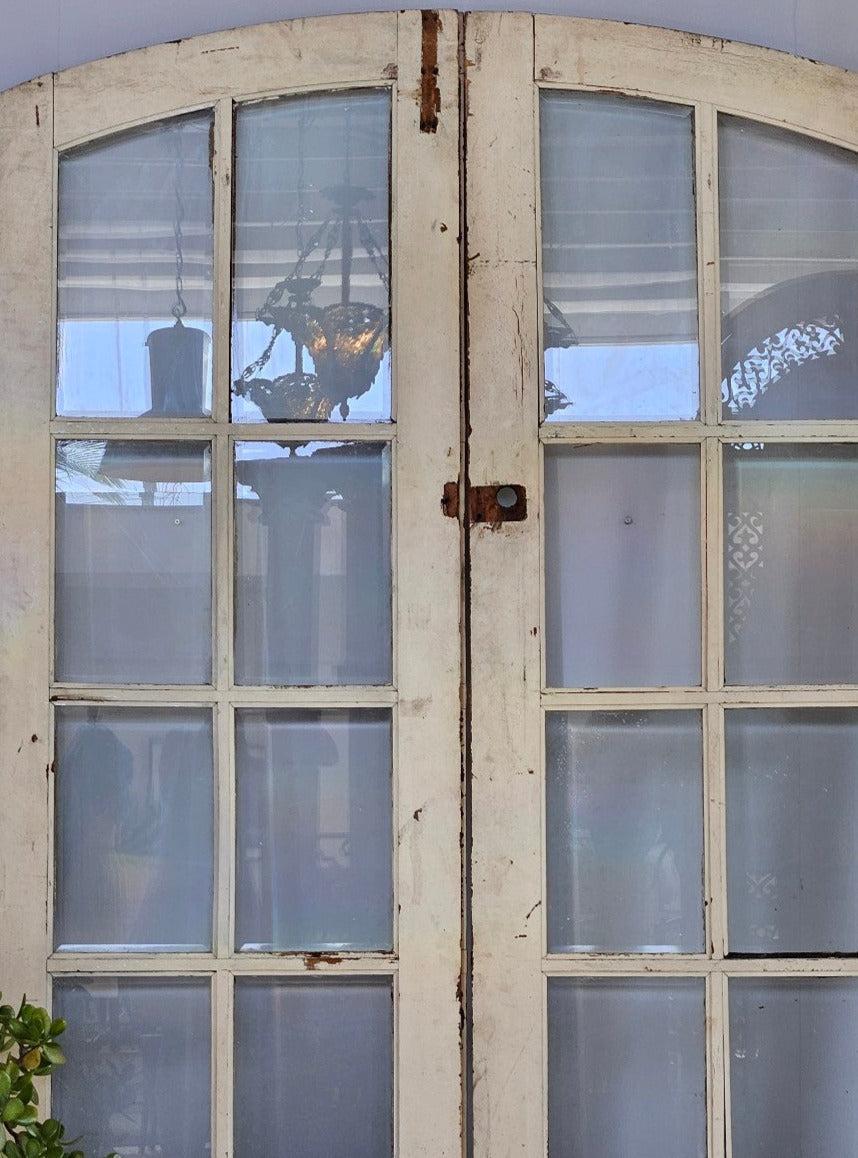 Arched Colonial French Doors