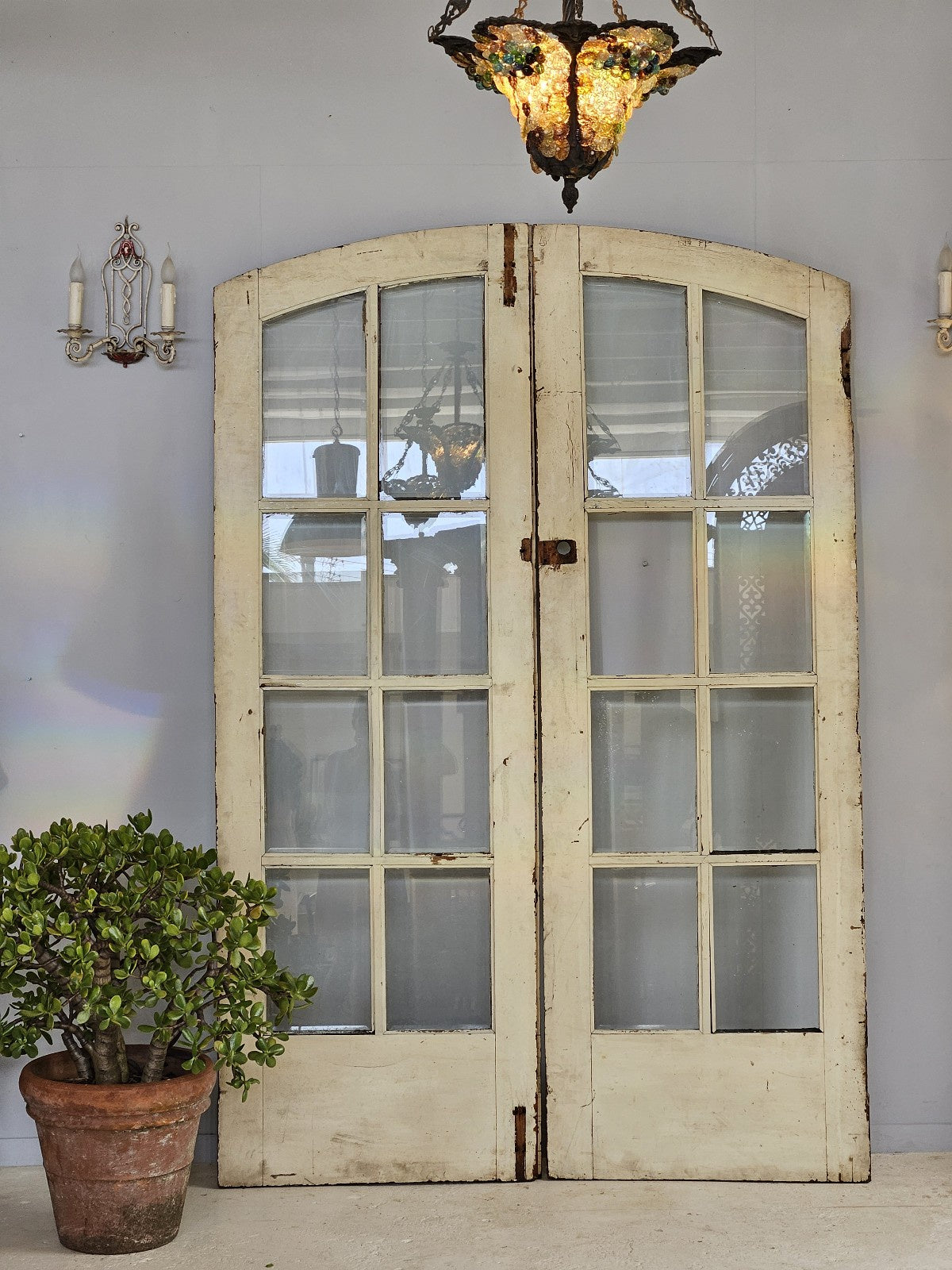 Arched Colonial French Doors