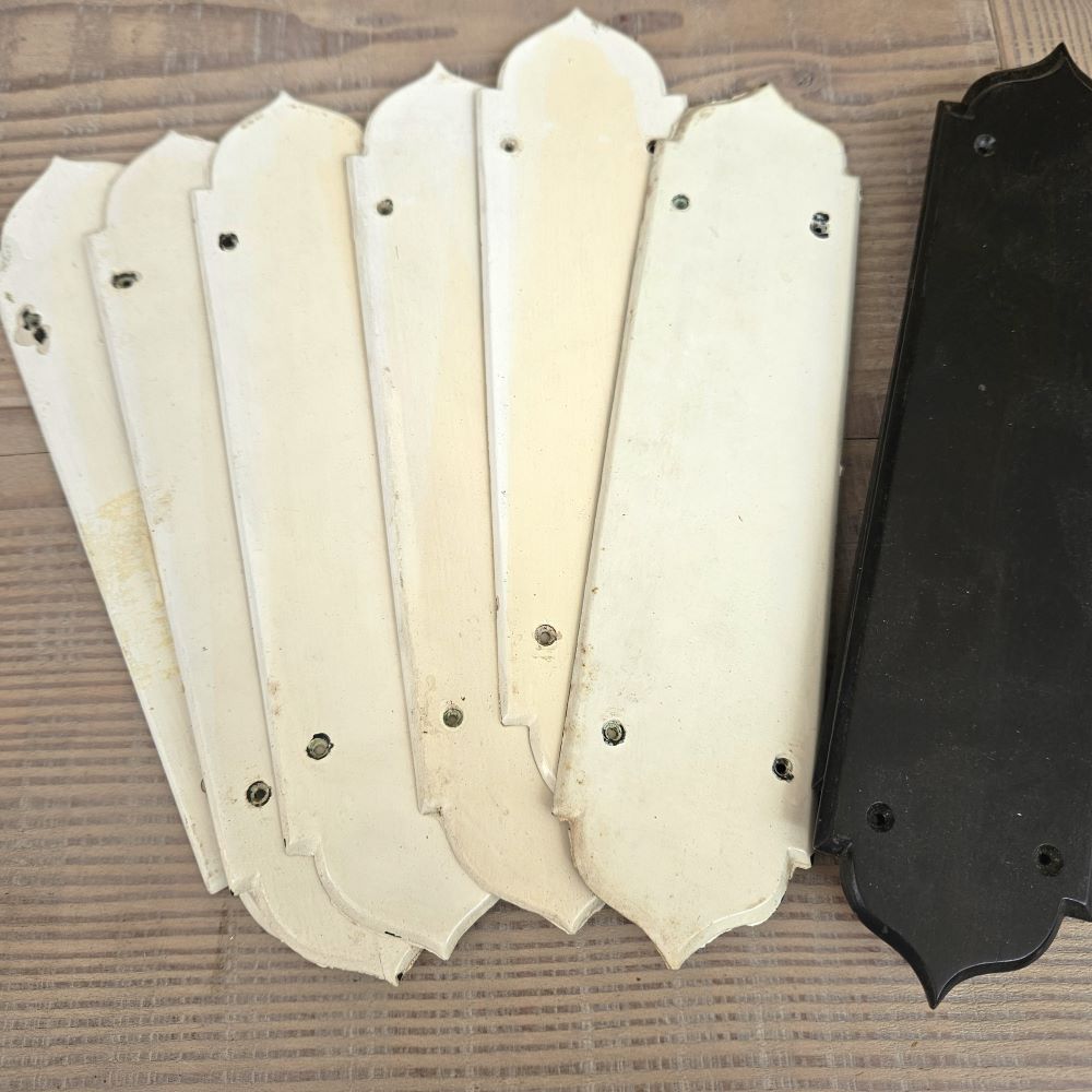 19thC Ebony Push Plates