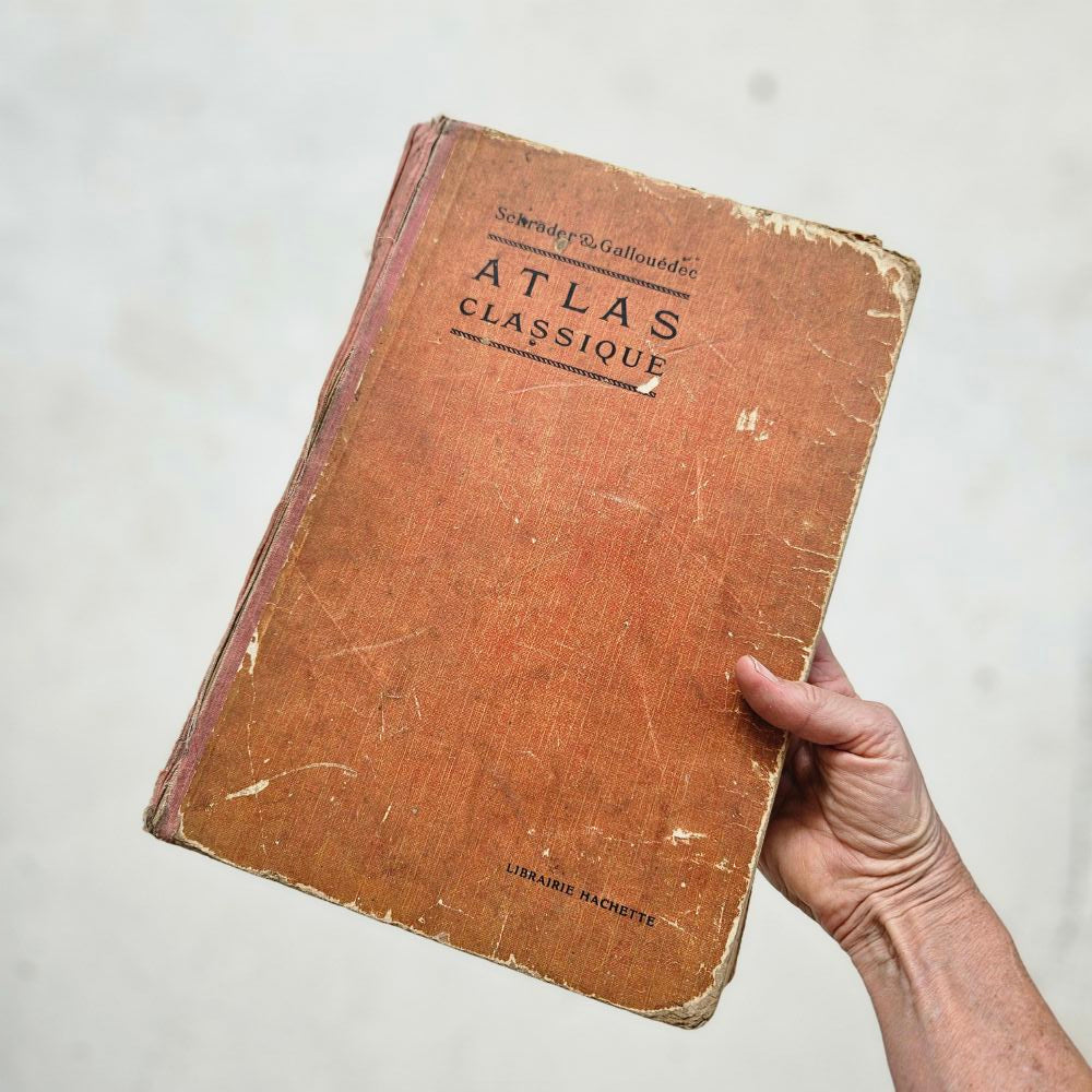 Antique French Atlas - Hachette 1930