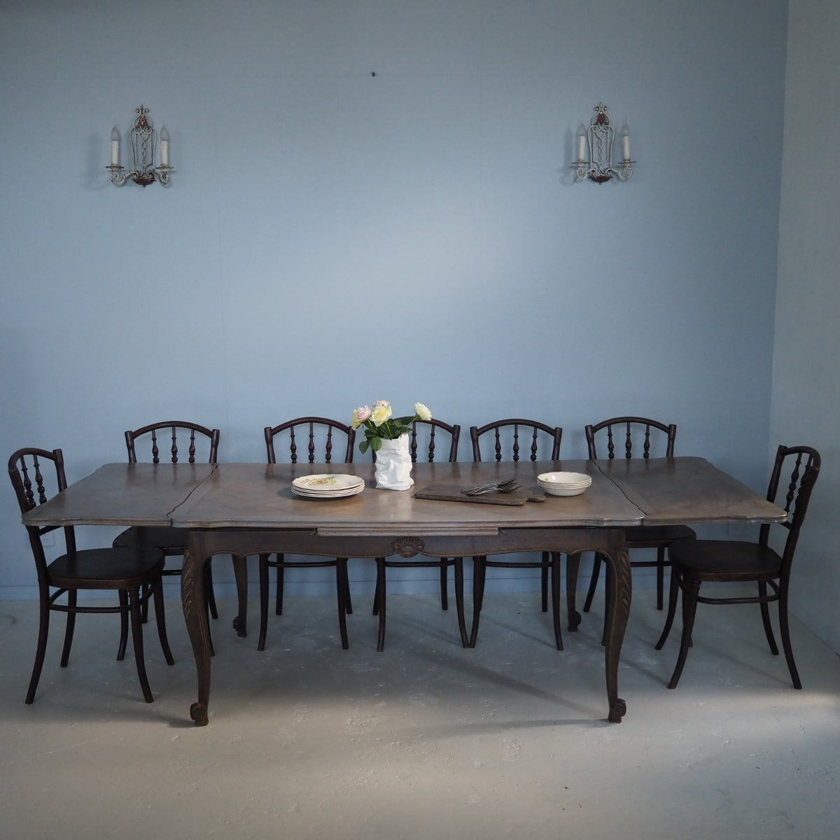 French Oak Ext Table