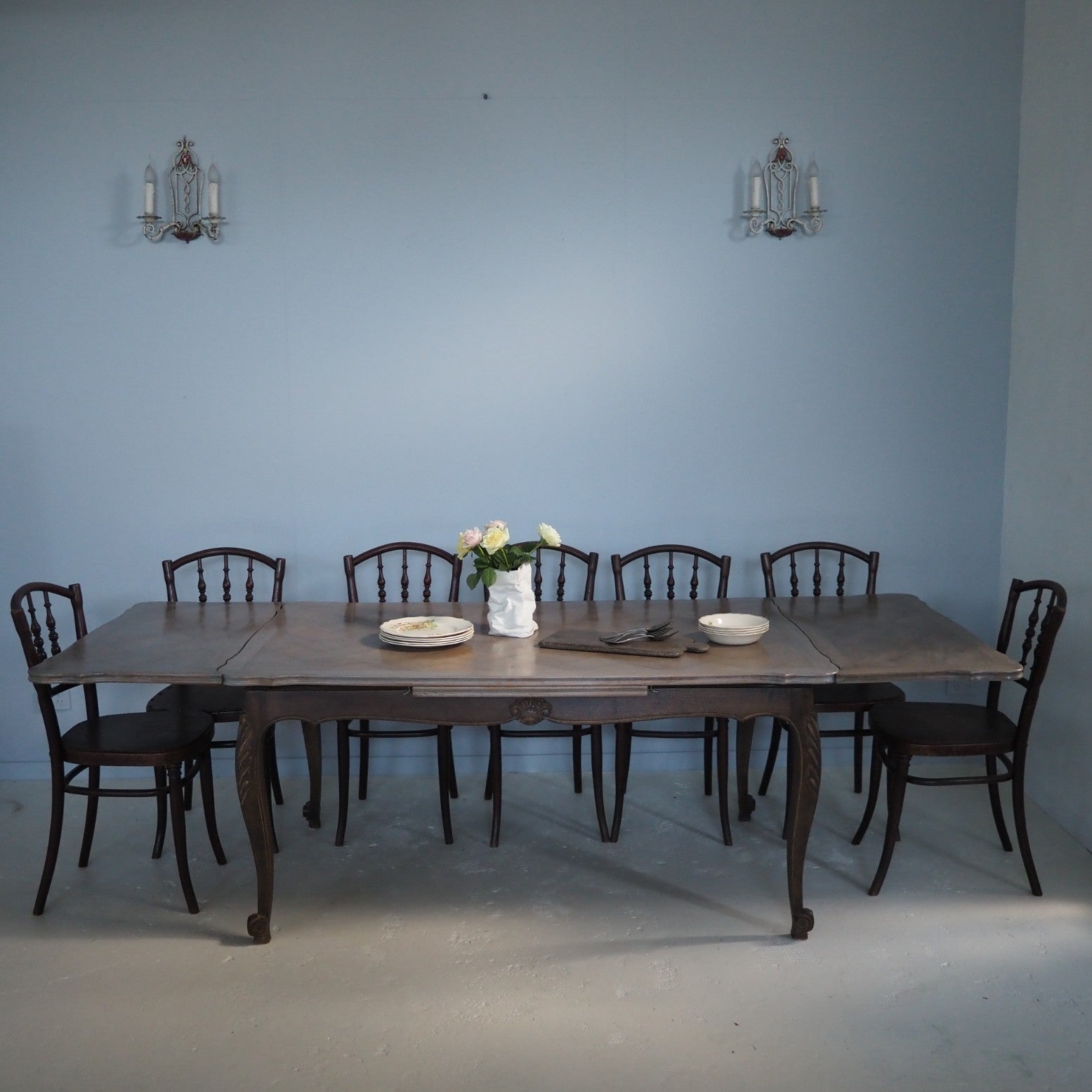 French Oak Ext Table