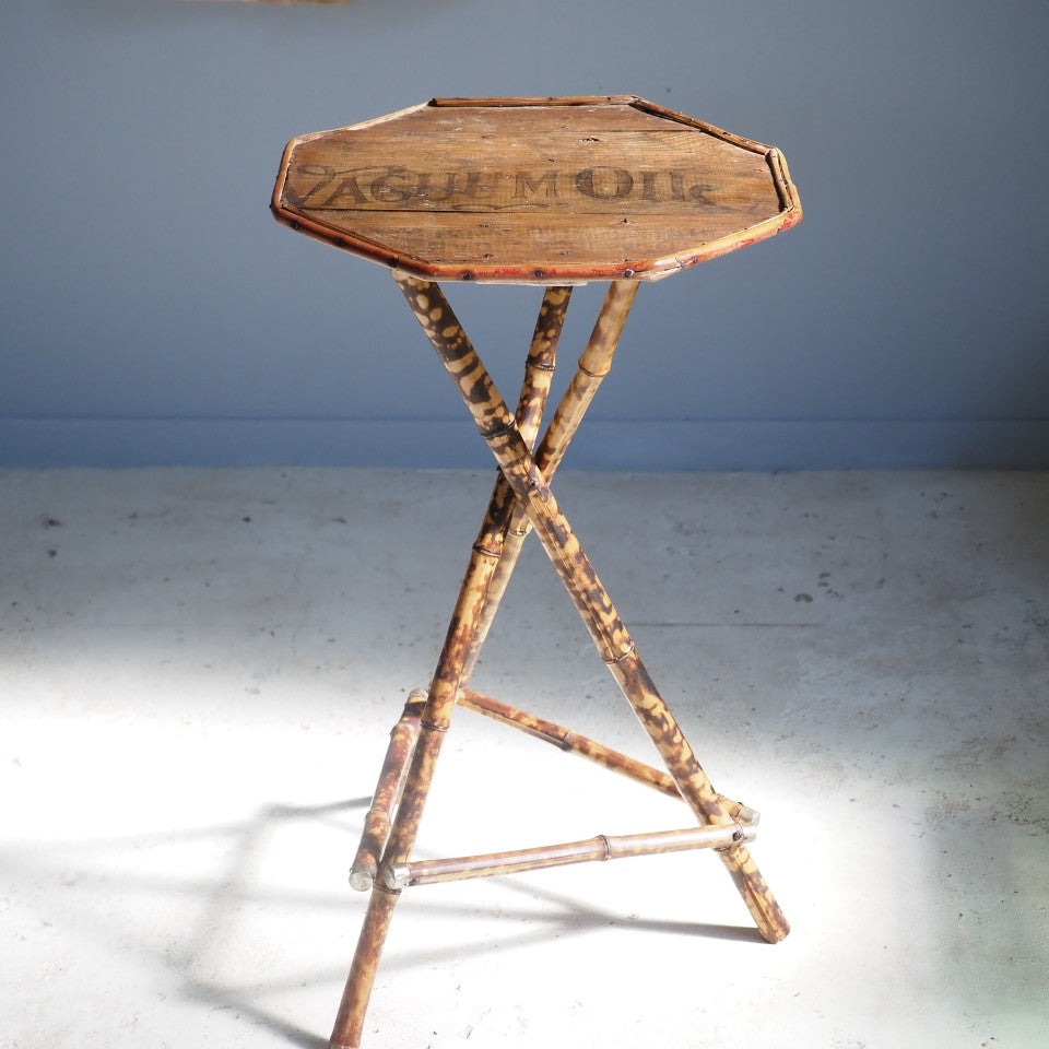 Bamboo, tripod table, cricket table, elements i love, byron bay