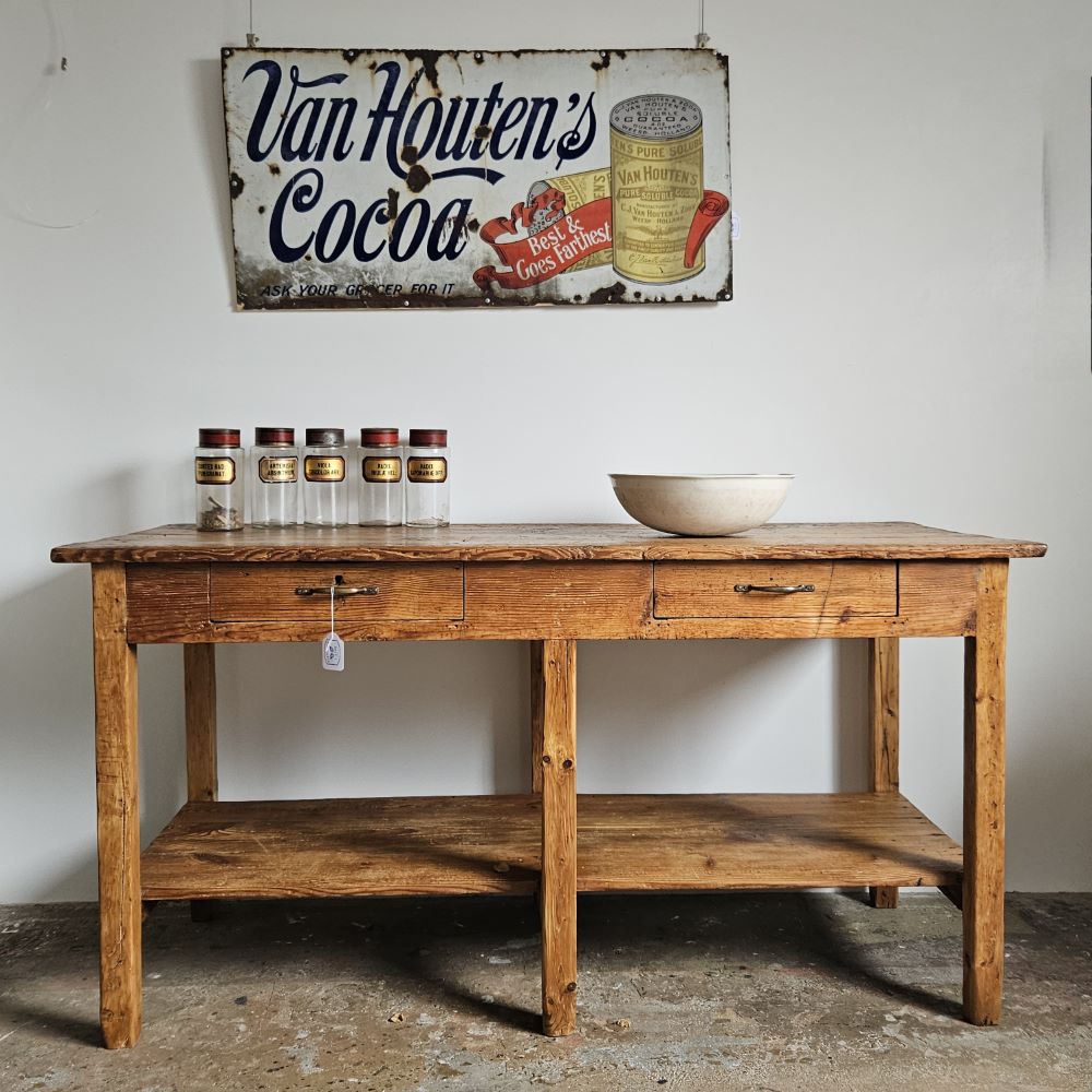 French Pine Workshop Table