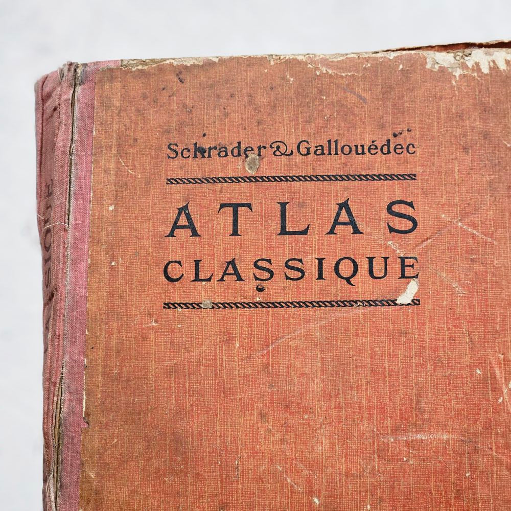 Antique French Atlas - Hachette 1930