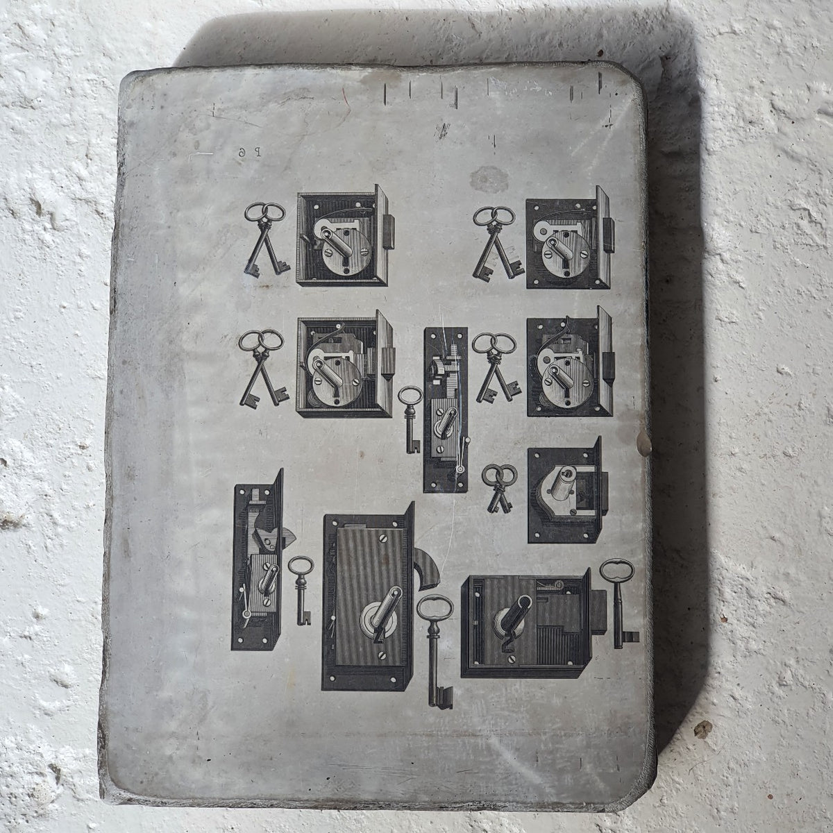 19thC Stone Print Blocks