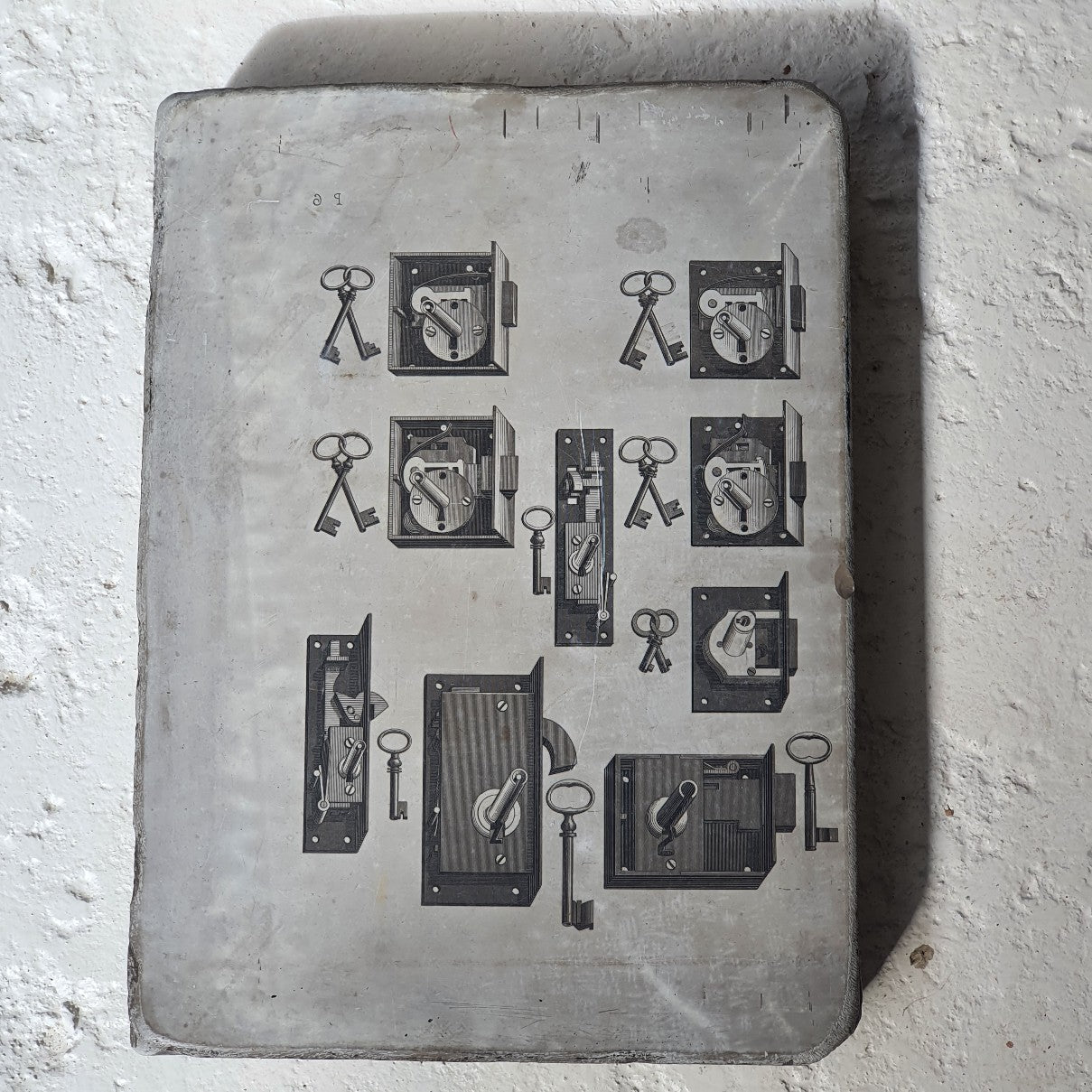 19thC Stone Print Blocks