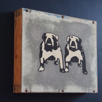 Dogs on Metal by Rod Butler