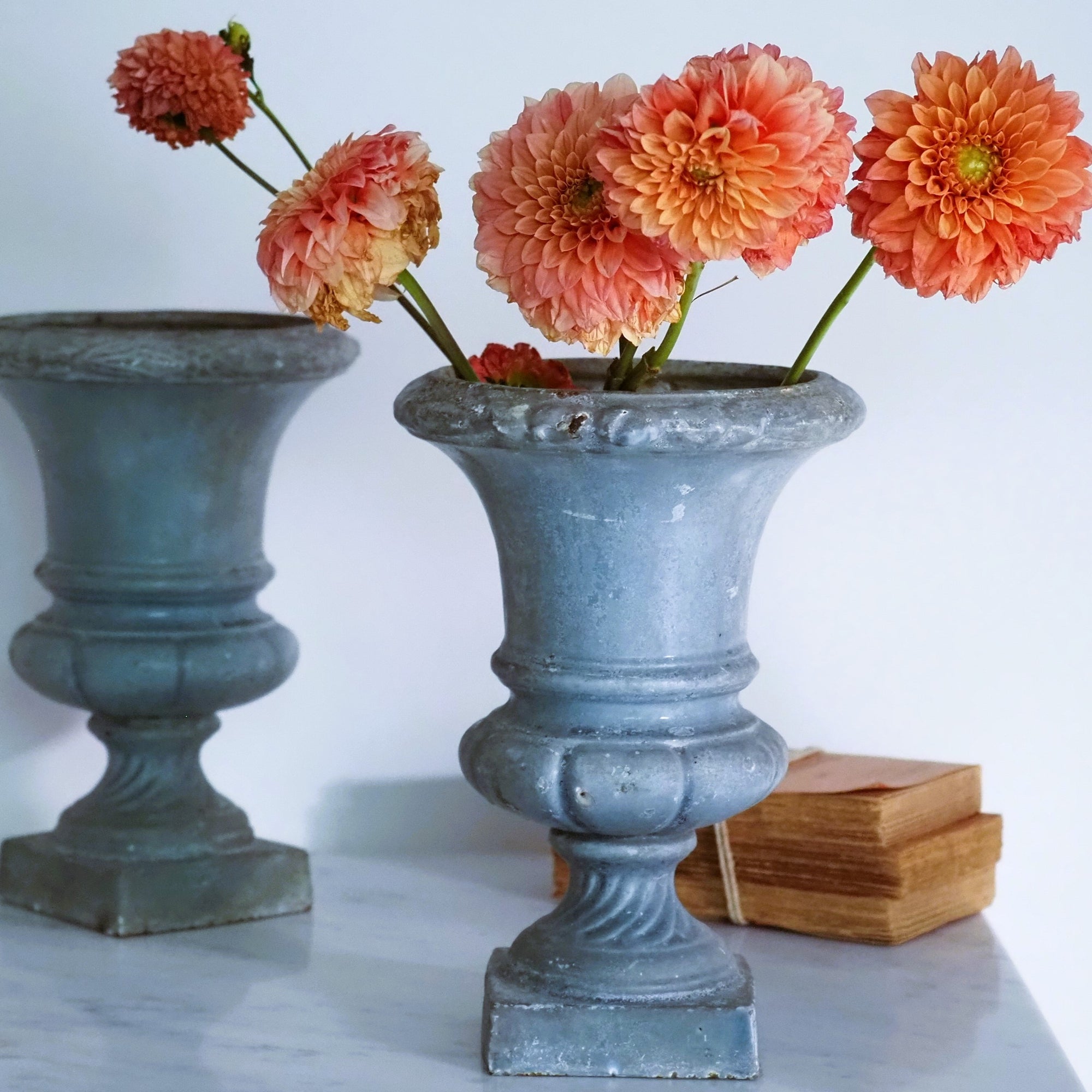 Enamel French Urns