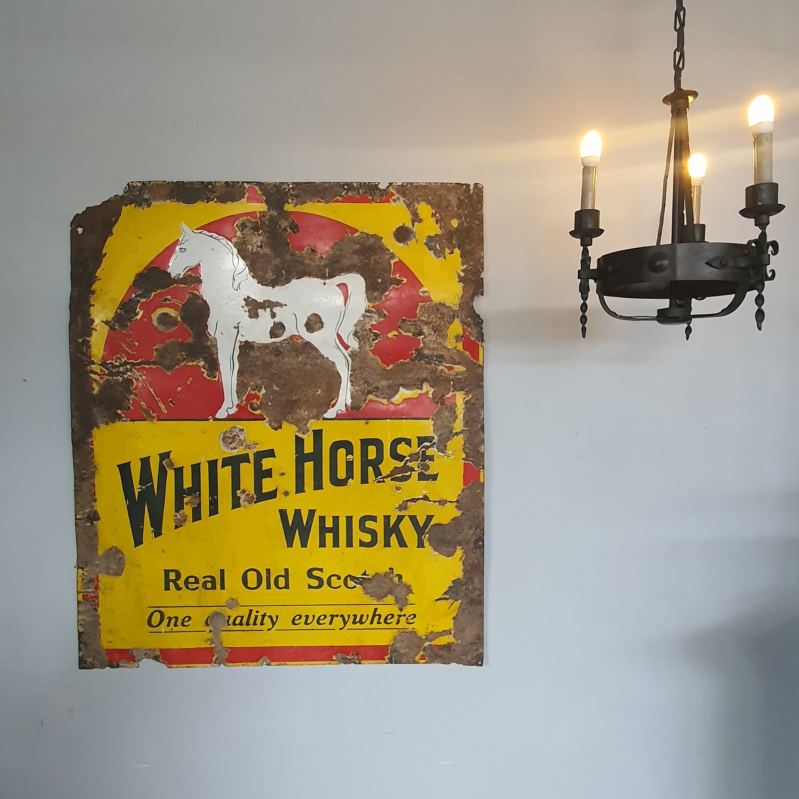 White Horse "whisky" Sign