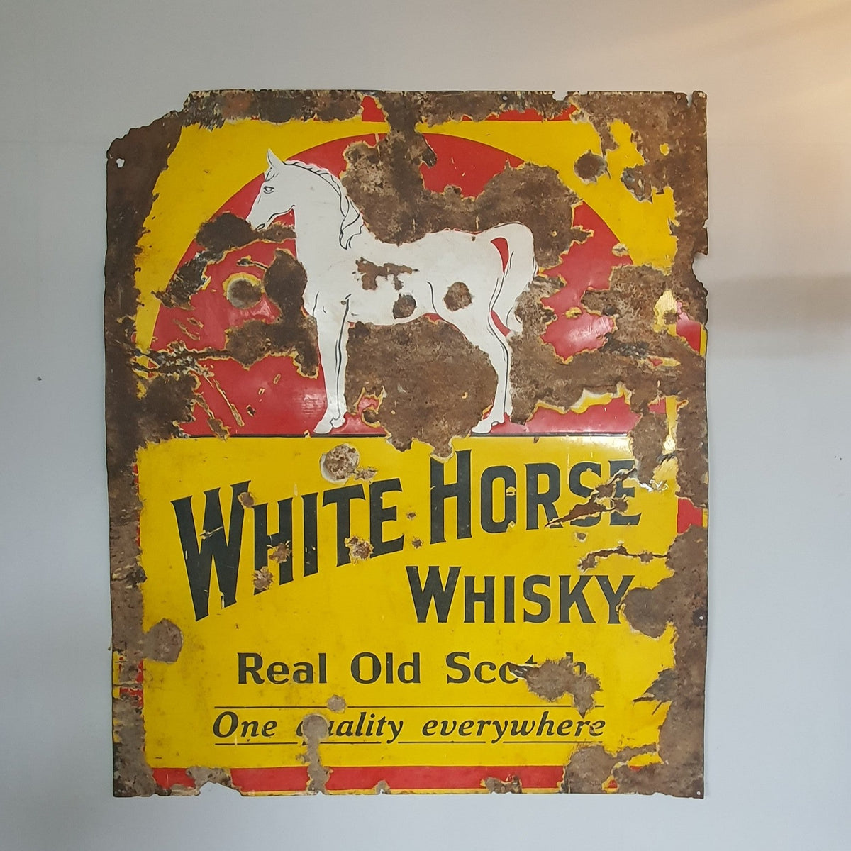 White Horse &quot;whisky&quot; Sign