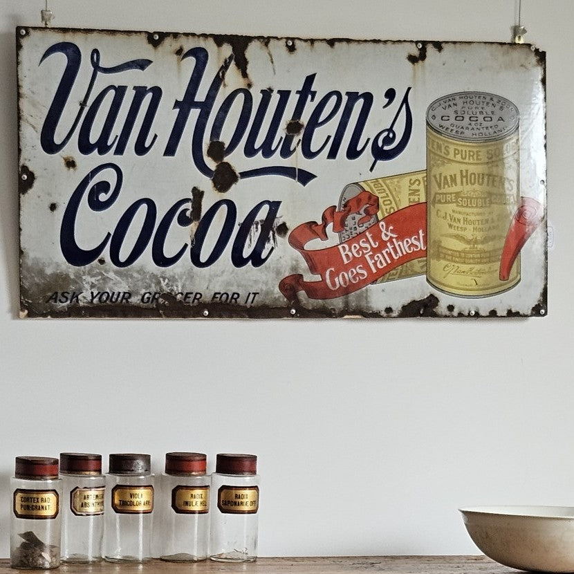 Van Houten&#39;s Cocoa Sign