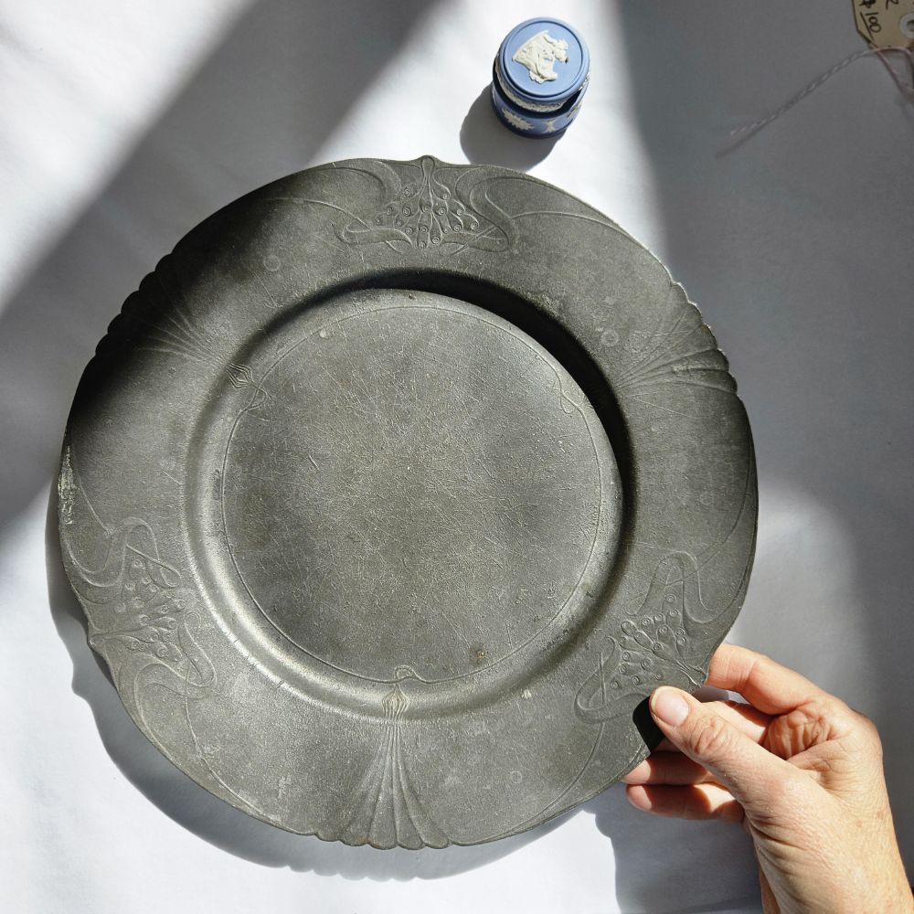 French Pewter Platter