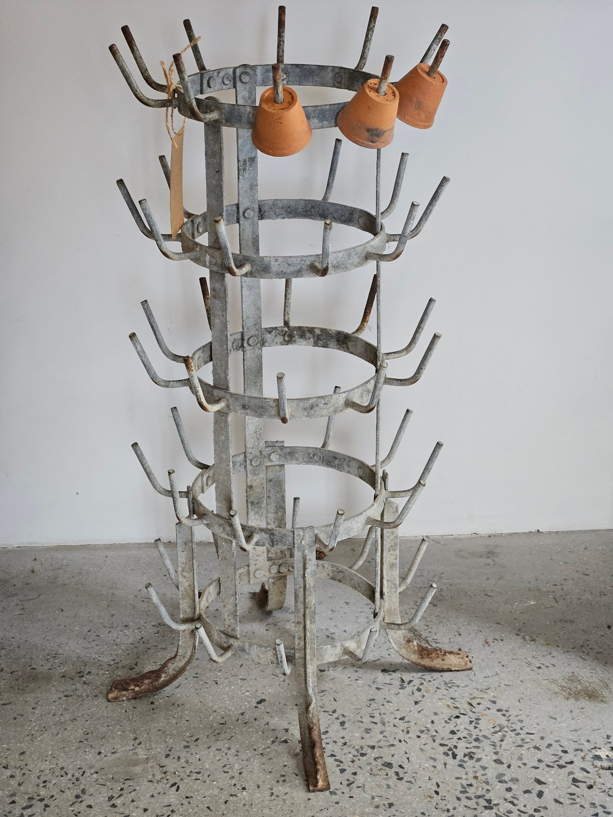 Medium, bottlerack, French original, antique