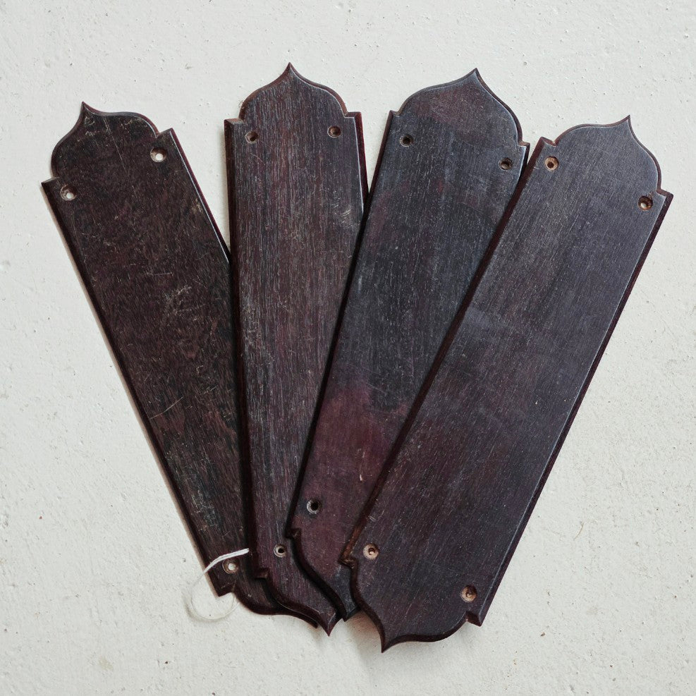 19thC Ebony Push Plates