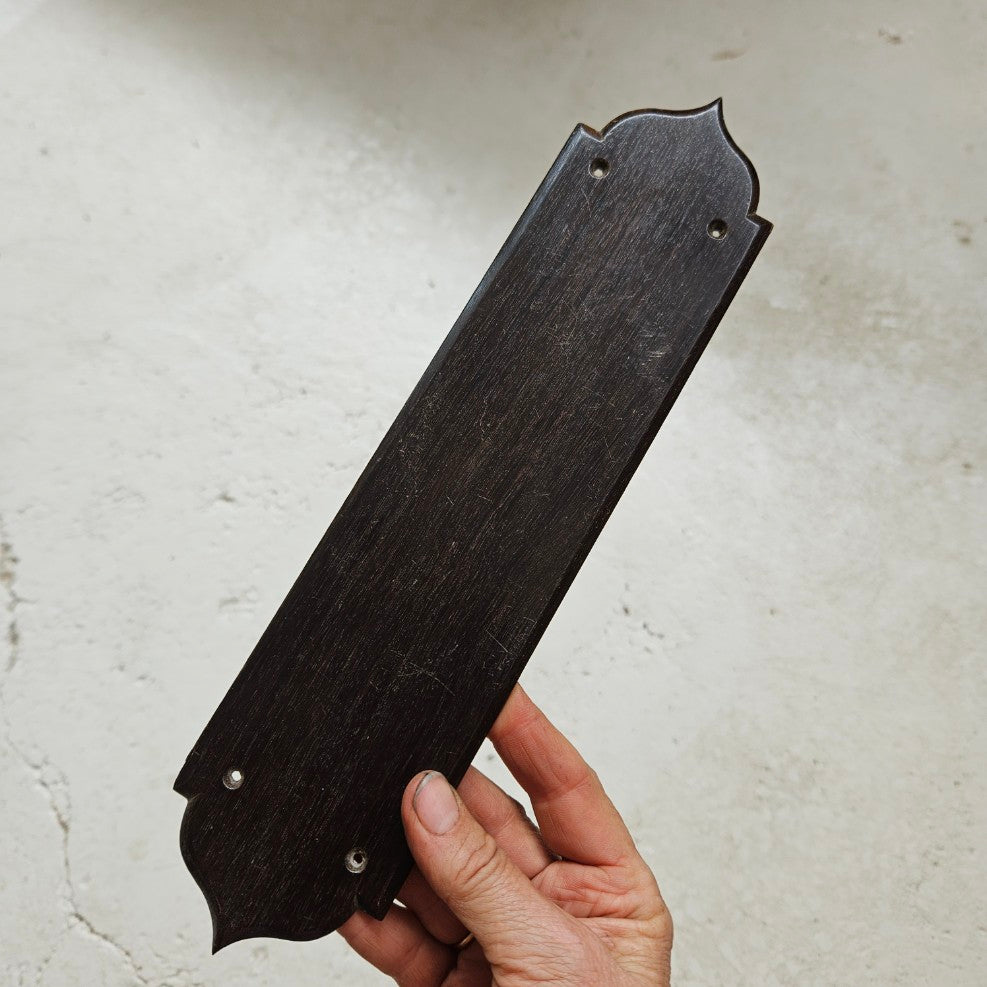 19thC Ebony Push Plates