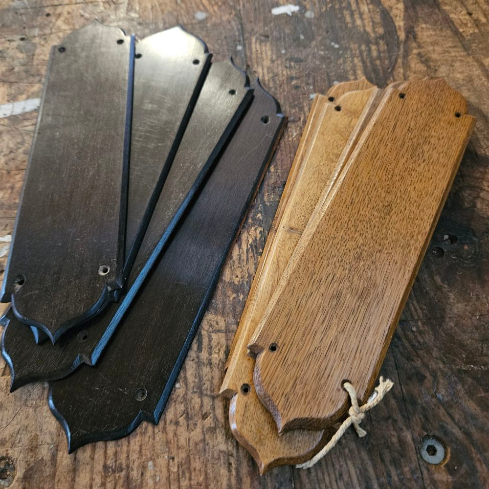19thC Ebony Push Plates