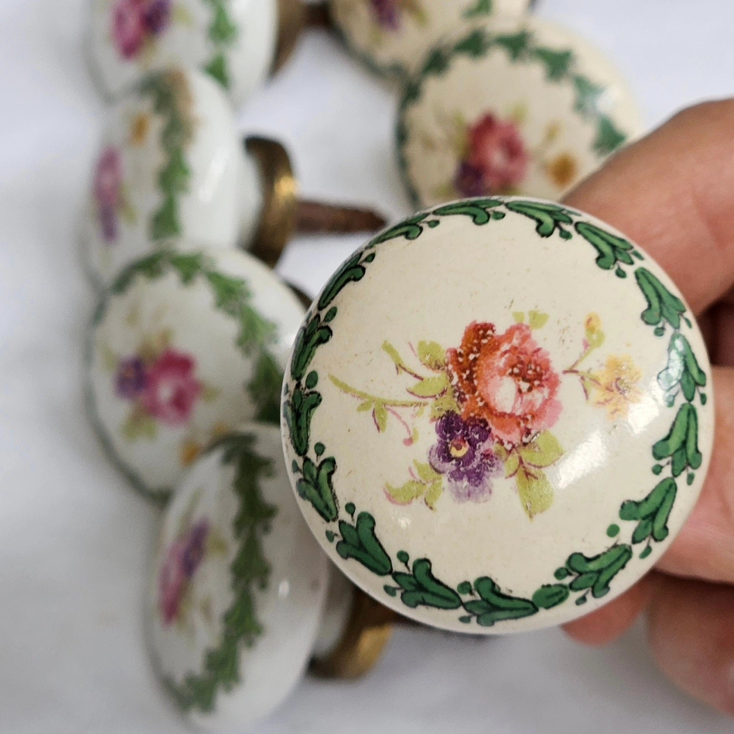 Vintage Porcelain Knobs