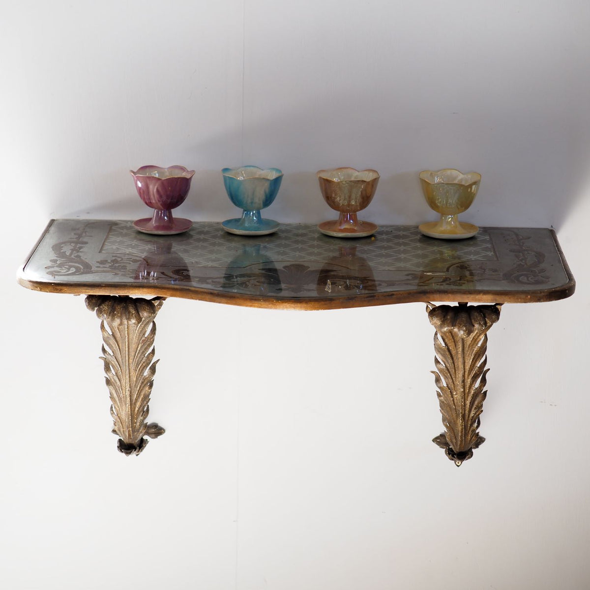 Eglomisé Parisian Console