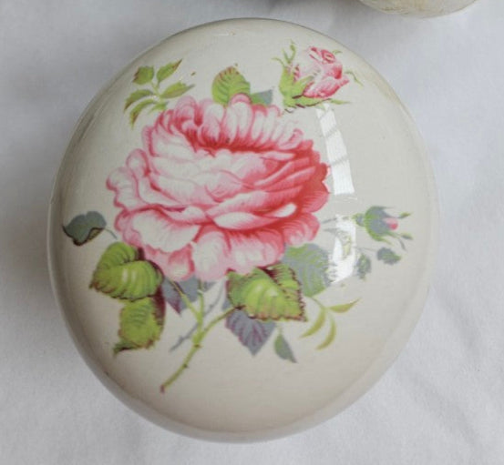 Hand Painted Porcelain Door Handles