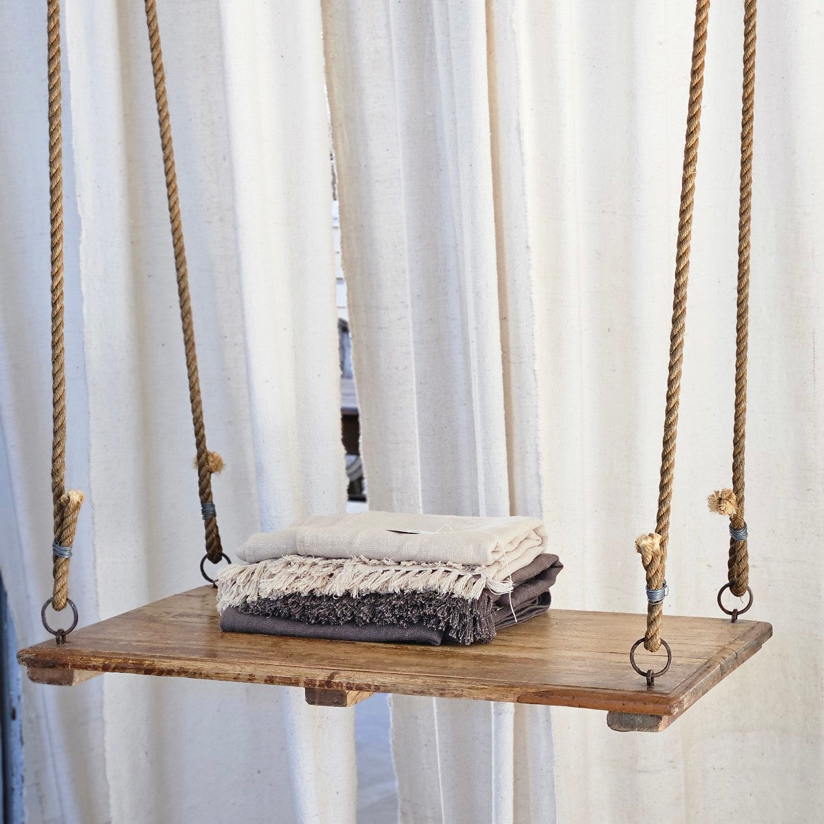 Vintage Wooden Swing Bench