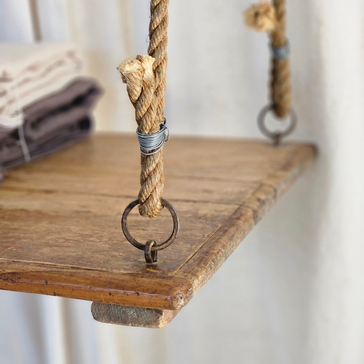 Vintage Wooden Swing Bench