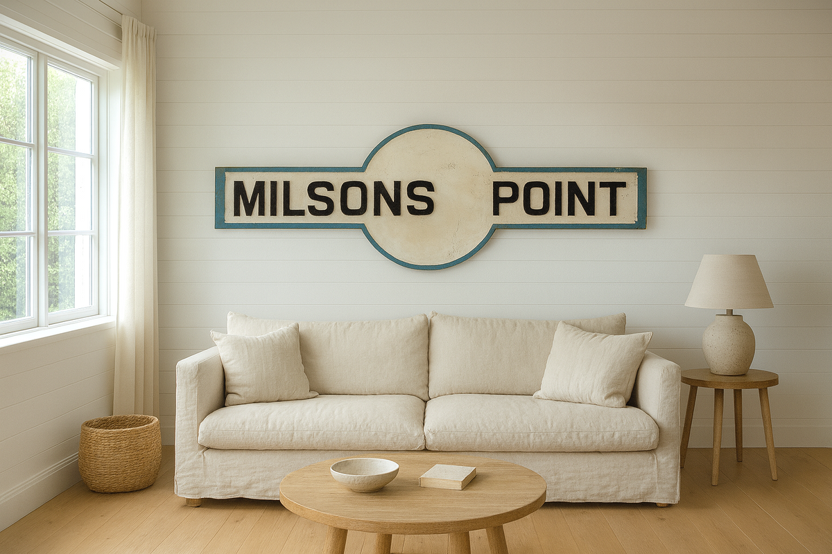 Milsons Point Railway Sign