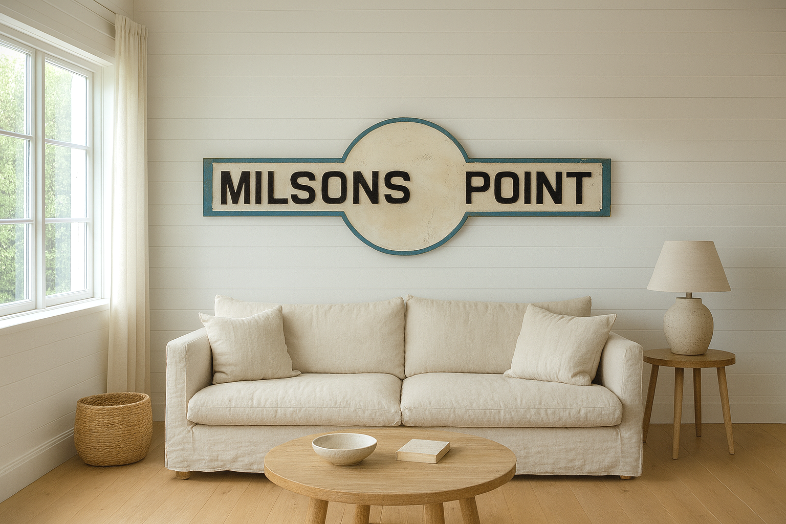 Milsons Point Railway Sign