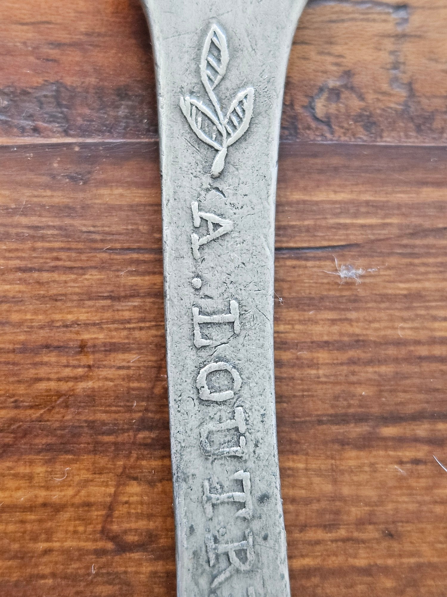 Set of French Pewter Spoons